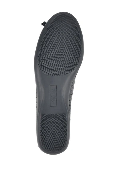 Cliffs By White Mountain Cheryl Ballet Flat In Black/burnished/smooth
