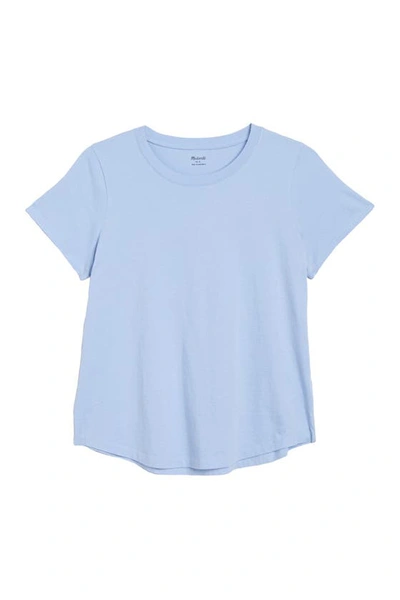 Shop Madewell Vintage Crewneck Cotton T-shirt In City Blue
