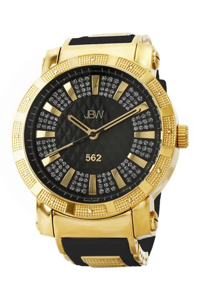 Shop Jbw "562" Diamond Bracelet Watch, 50mm In Gold