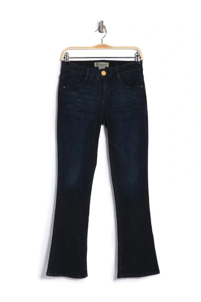 Democracy Ab Tech Cropped Flare Jeans In In-indigo