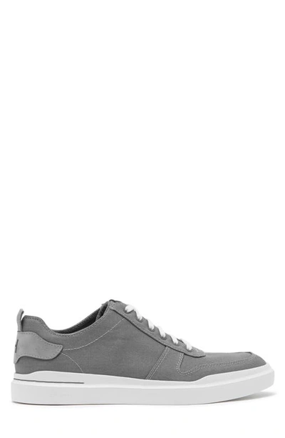 Shop Cole Haan Grandpro Rally Canvas Court Sneaker In Stormcloud Canvas/ Sleet