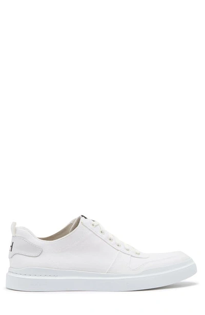 Shop Cole Haan Grandpro Rally Canvas Court Sneaker In Optic White Canvas