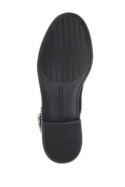 Shop Tommy Hilfiger Logo Buckle Ankle Boot In Black