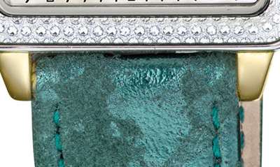 Gevril Gv2  Bari Swiss Quartz Diamond Watch, 37mm In Green