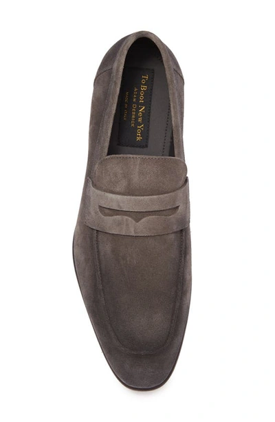 Shop To Boot New York Nova Penny Loafer In Moss Carbon