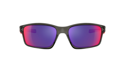 Shop Oakley Man Sunglasses Oo9247 Chainlink™ In Red Iridium Polarized