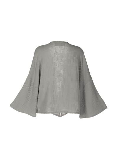 0711 Wasabi Batwing Blouse In Grey