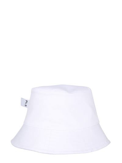 Shop Philosophy Di Lorenzo Serafini Bucket Hat With Embroidered Smiley In White