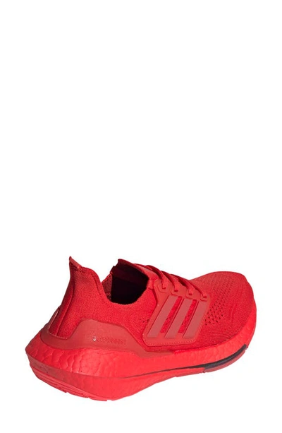 Shop Adidas Originals Ultraboost 21 Primeblue Running Shoe In Vivid Red/ Vivid Red/ Black