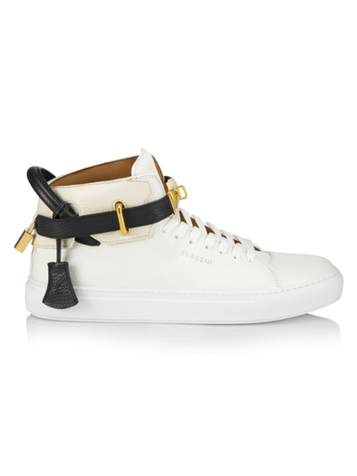 Shop Buscemi Men's Air Jon High-top Sneakers In Black