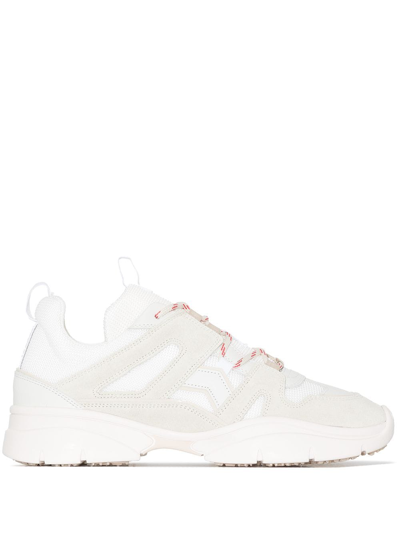 Shop Isabel Marant Kindsay Low-top Sneakers In Weiss