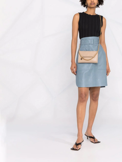 Stella Mccartney Stella Mc Cartney Falabella Mini Crossbody Bag In Neutrals