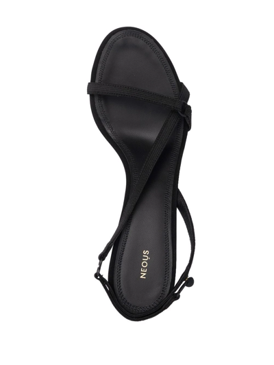 Shop Neous Strap-design 80mm Sandals In Black