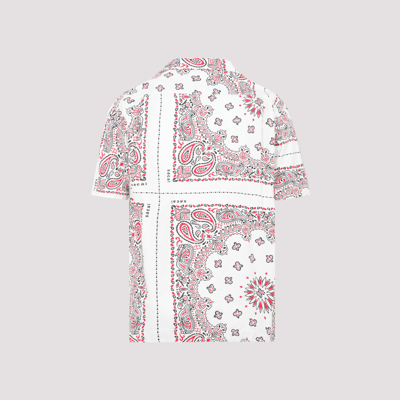 Shop Sacai Bandana Printed Shirt In White