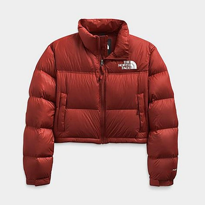Shop The North Face Inc Women's Nuptse Short Jacket In Brick House Red