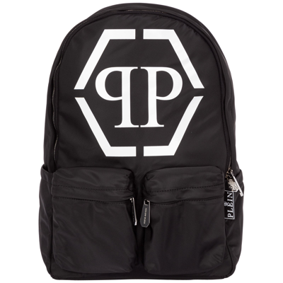 Shop Philipp Plein Hexagon Zipped Backpack In Black