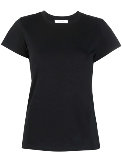 Shop Dorothee Schumacher Shortsleeved Crewneck T-shirt In Black