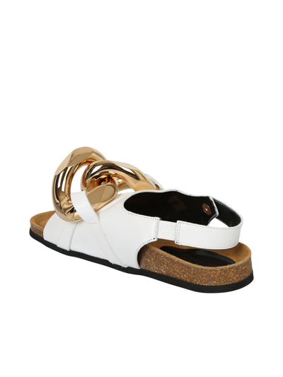 Shop Jw Anderson J.w. Anderson Chain Sandals In White