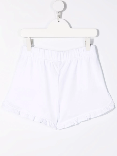 Shop Moschino Teddy Bear-print Shorts In White