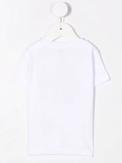 Shop Il Gufo Dog-print Cotton T-shirt In White