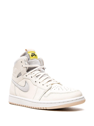 Shop Jordan Air  1 Zoom Cmft "pearl White" Sneakers