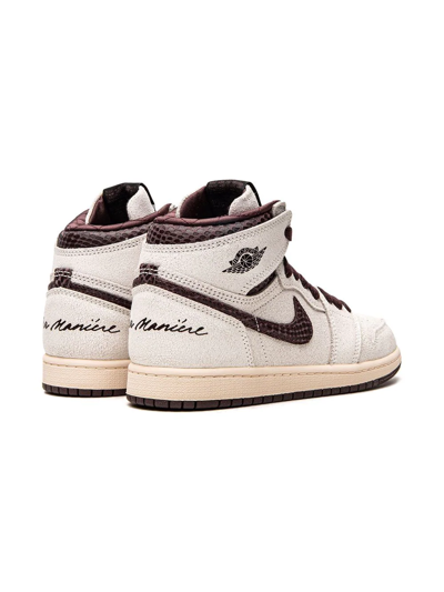 Jordan X A Ma Mainére  1 Retro High Og Sp Sneakers In Neutrals