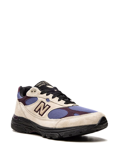 New Balance Aimé Leon Dore 993 Suede And Mesh Sneakers In Neutrals