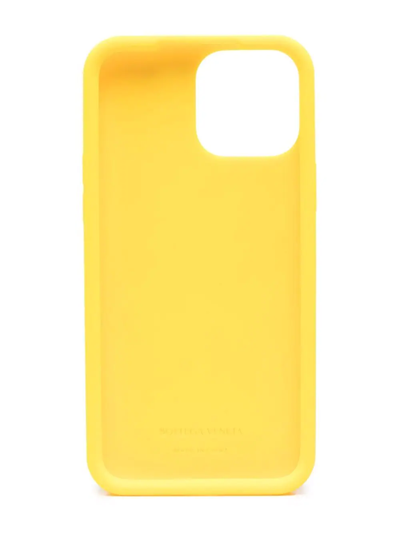 Shop Bottega Veneta Textured Iphone 13 Pro Case In Yellow