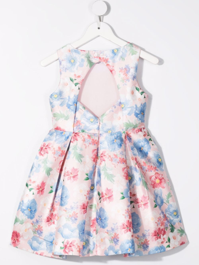 Shop Abel & Lula Floral-print Sleeveless Dress In Pink