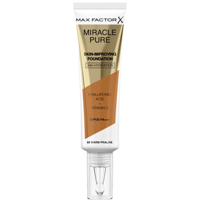 Shop Max Factor Miracle Pure Skin Improving Foundation 30ml (various Shades) - Warm Praline