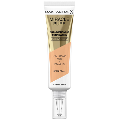 Shop Max Factor Miracle Pure Skin Improving Foundation 30ml (various Shades) - Pearl Beige