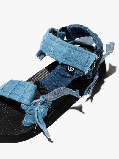 Shop Arizona Love Trekky Denim Sandals In Blue