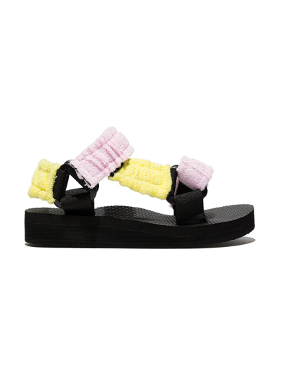 Shop Arizona Love Trekky Towelling Sandals In Pink