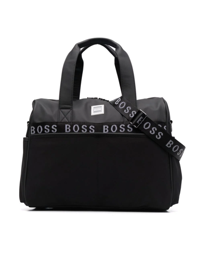 Shop Bosswear Logo-print Changing Bag In Black