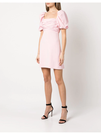 Cinq À Sept Odele Puff-sleeve Mini Dress In Pink Quartz | ModeSens