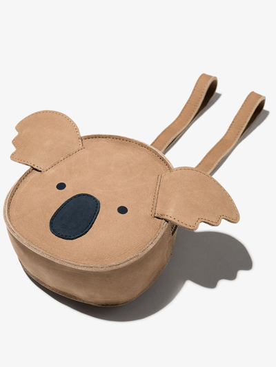 Donsje Britta Elephant Leather Backpack In Brown
