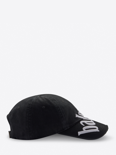 Shop Balenciaga Diagonal Black Hat