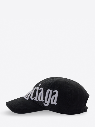Shop Balenciaga Diagonal Black Hat