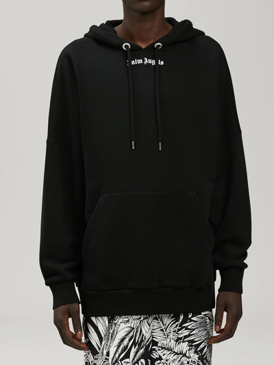 Palm Angels Classic Logo Over Hoodie - Atterley In Nero | ModeSens