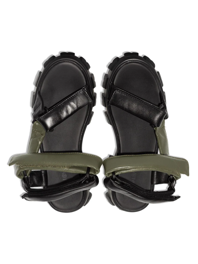Shop Arizona Love Trekky Leather Sandals In Black