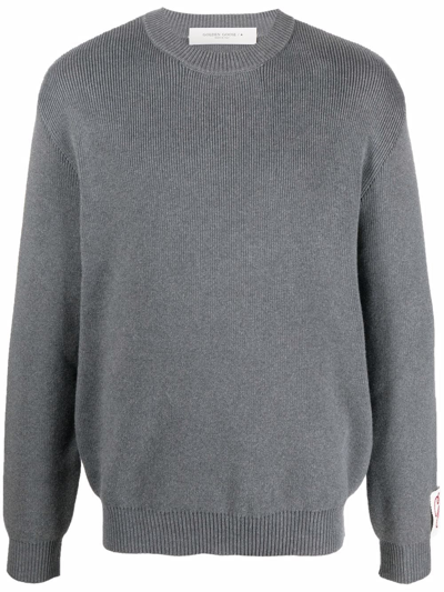 Shop Golden Goose Logo-patch Sweatshirt In Grey