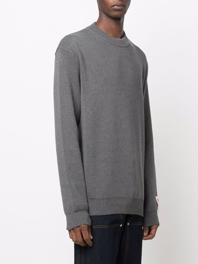 Shop Golden Goose Logo-patch Sweatshirt In Grey