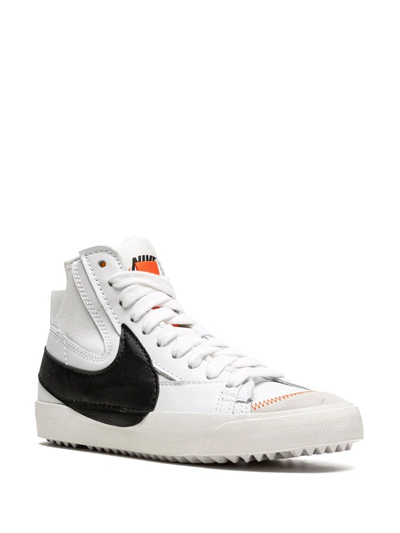 Nike Men's Blazer Mid '77 Jumbo Shoes In White