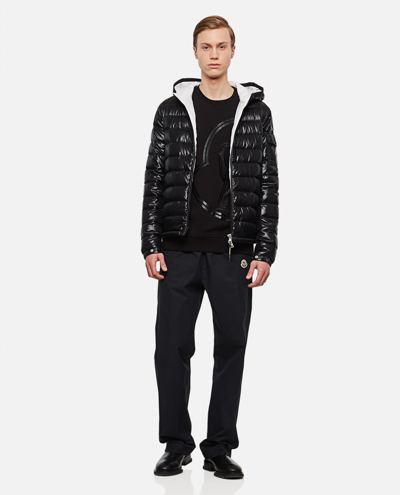 Shop Moncler 'galion' Down Nylon  Laque' Jacket In Black