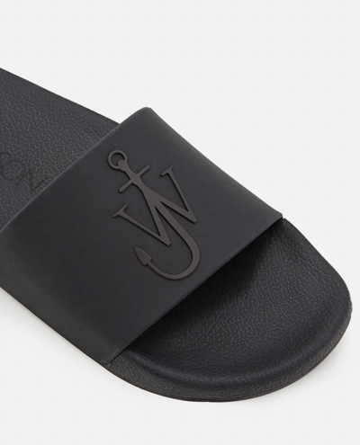 Shop Jw Anderson J.w. Anderson Rubber Pool Slide In Black