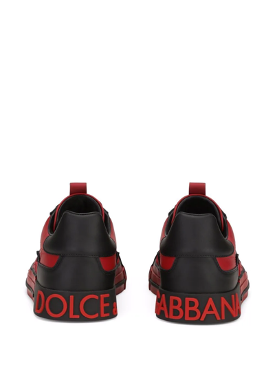 Shop Dolce & Gabbana 2.zero Low-top Sneakers In Black