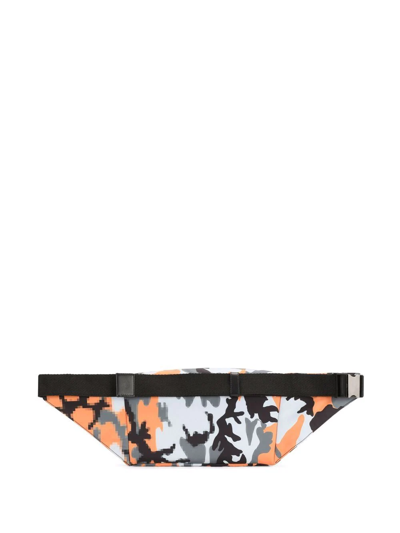 Dolce & Gabbana Camouflage-print Belt Bag In Black