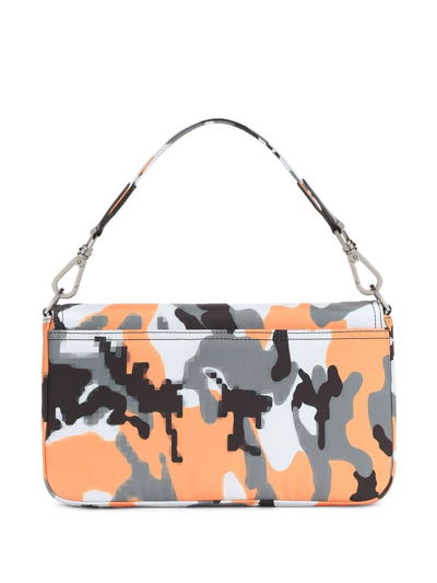Dolce & Gabbana Camouflage-print Shoulder Bag In Black