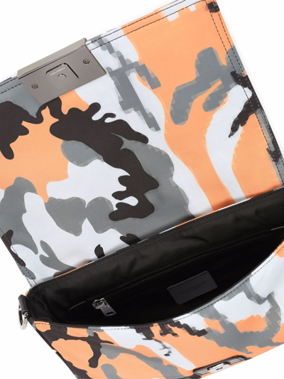 Dolce & Gabbana Camouflage-print Shoulder Bag In Black