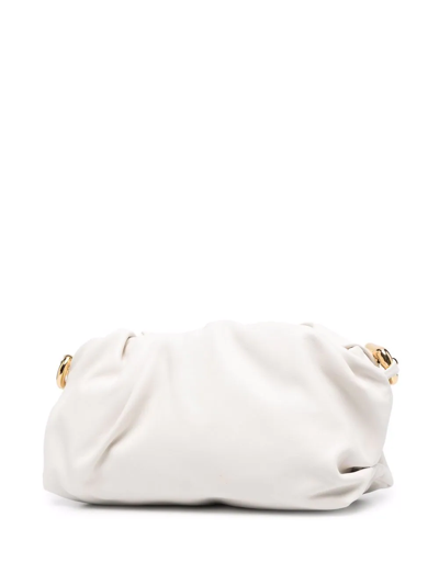 Shop Bottega Veneta Chain Pouch Shoulder Bag In Neutrals